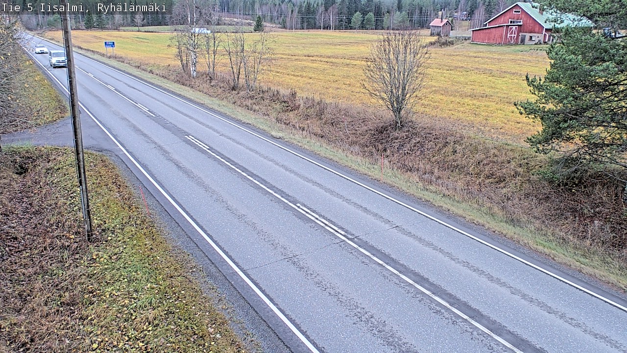 Weather Camera Image Väg 5 Idensalmi, Ryhälänmäki, Iisalmi, Pohjois-Savo