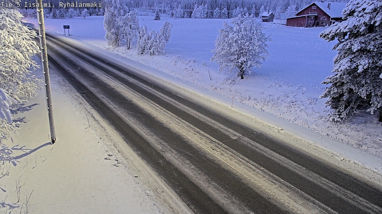 Weather Camera Image Väg 5 Idensalmi, Ryhälänmäki, Iisalmi, Pohjois-Savo