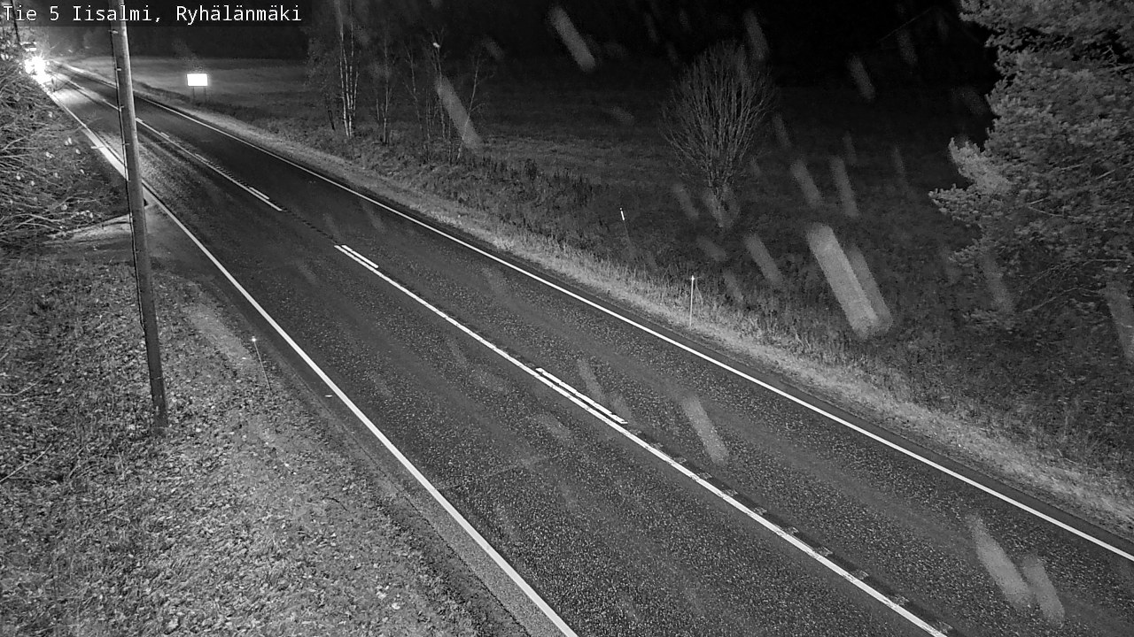 Weather Camera Image Road 5 Iisalmi, Ryhälänmäki, Iisalmi, Pohjois-Savo