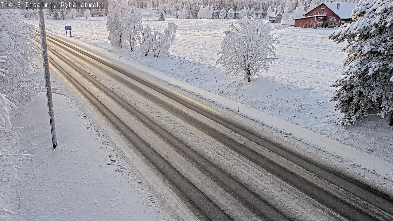 Weather Camera Image Väg 5 Idensalmi, Ryhälänmäki, Iisalmi, Pohjois-Savo