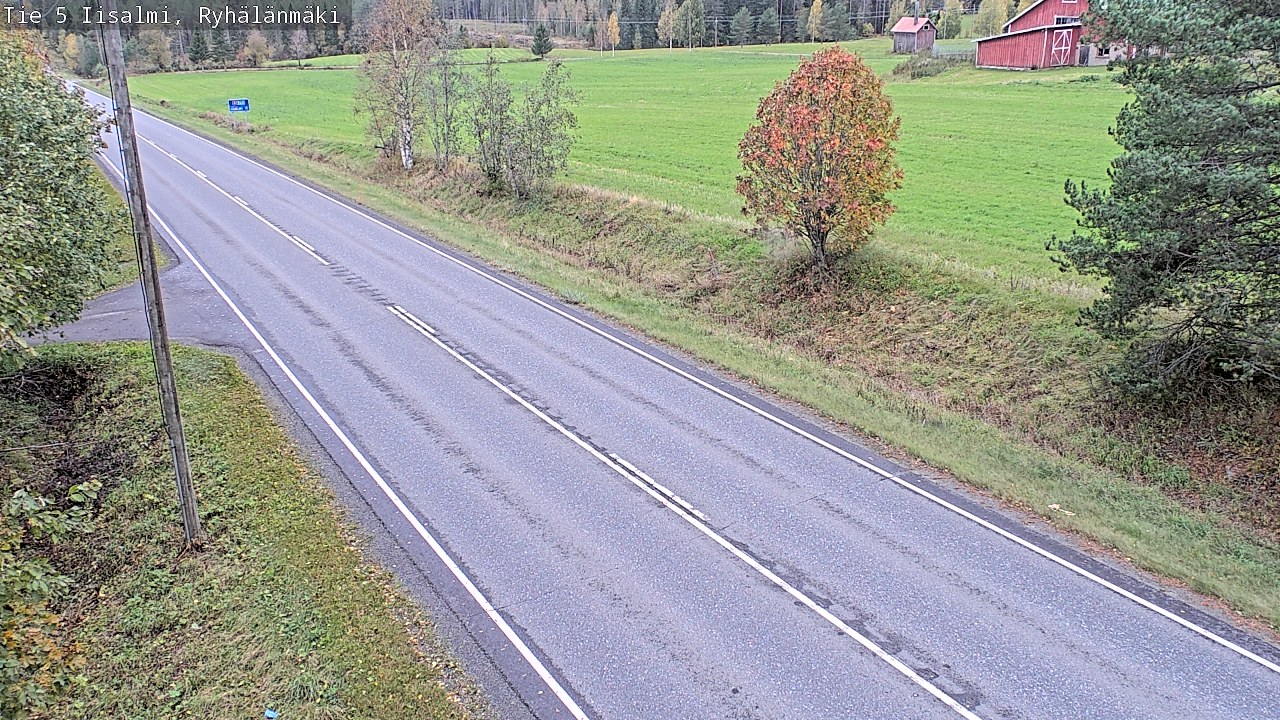 Weather Camera Image Väg 5 Idensalmi, Ryhälänmäki, Iisalmi, Pohjois-Savo