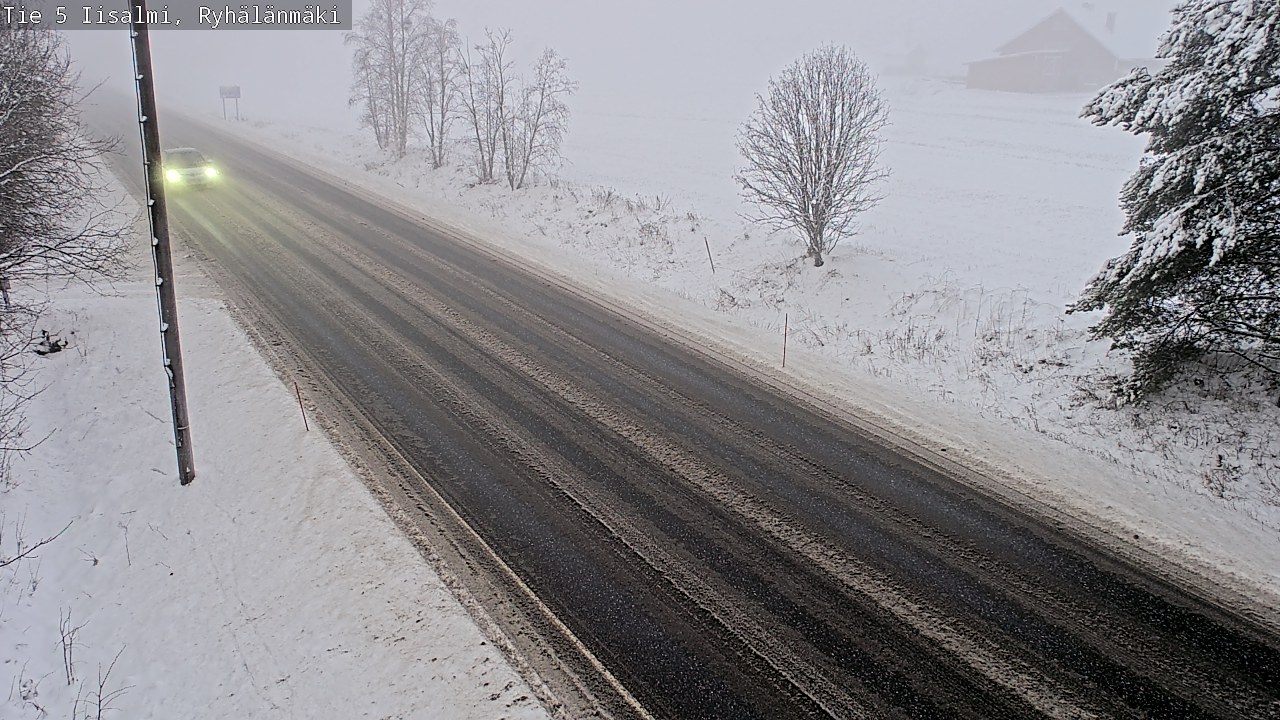 Weather Camera Image Väg 5 Idensalmi, Ryhälänmäki, Iisalmi, Pohjois-Savo