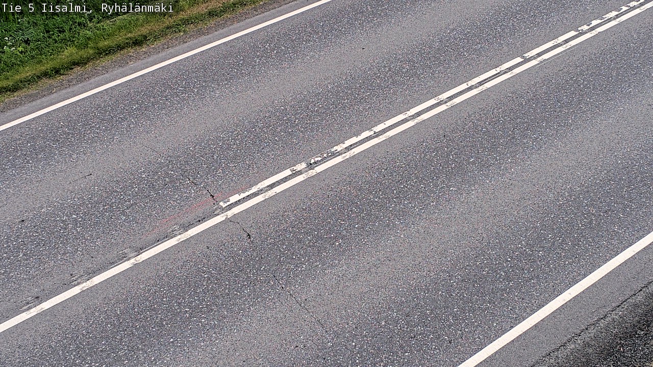Weather Camera Image Road 5 Iisalmi, Ryhälänmäki, Iisalmi, Pohjois-Savo