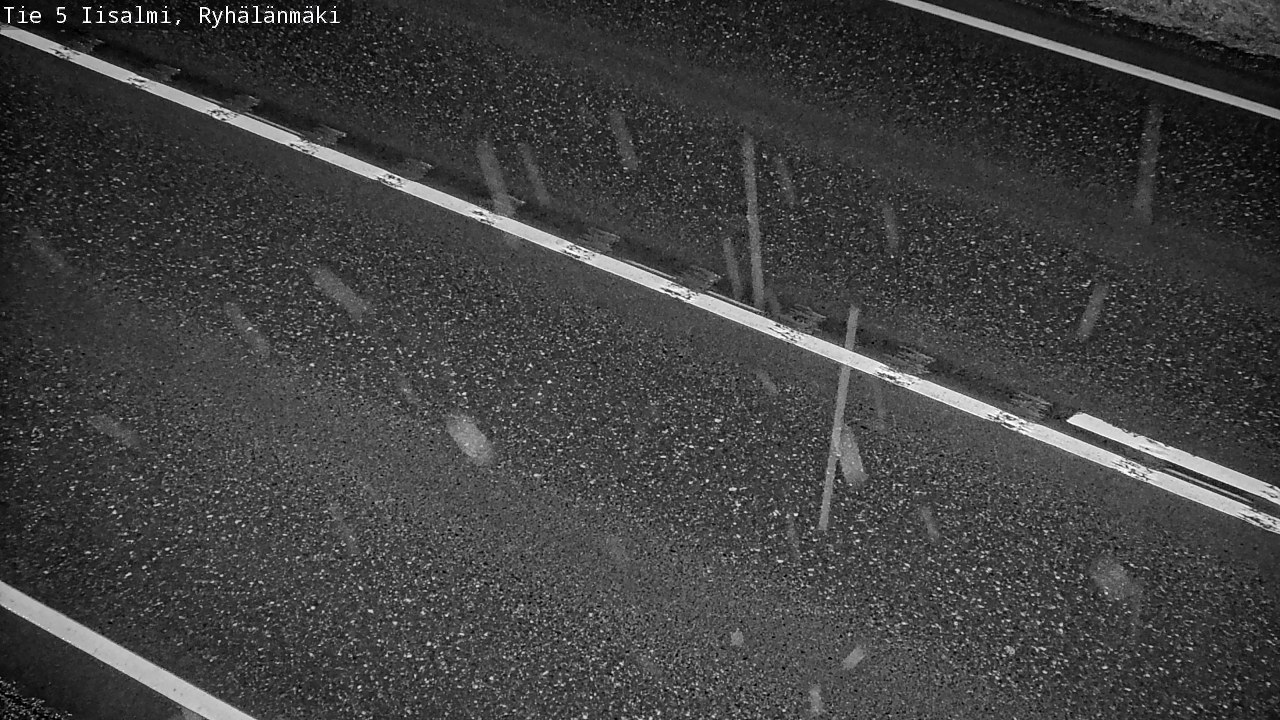 Weather Camera Image Road 5 Iisalmi, Ryhälänmäki, Iisalmi, Pohjois-Savo