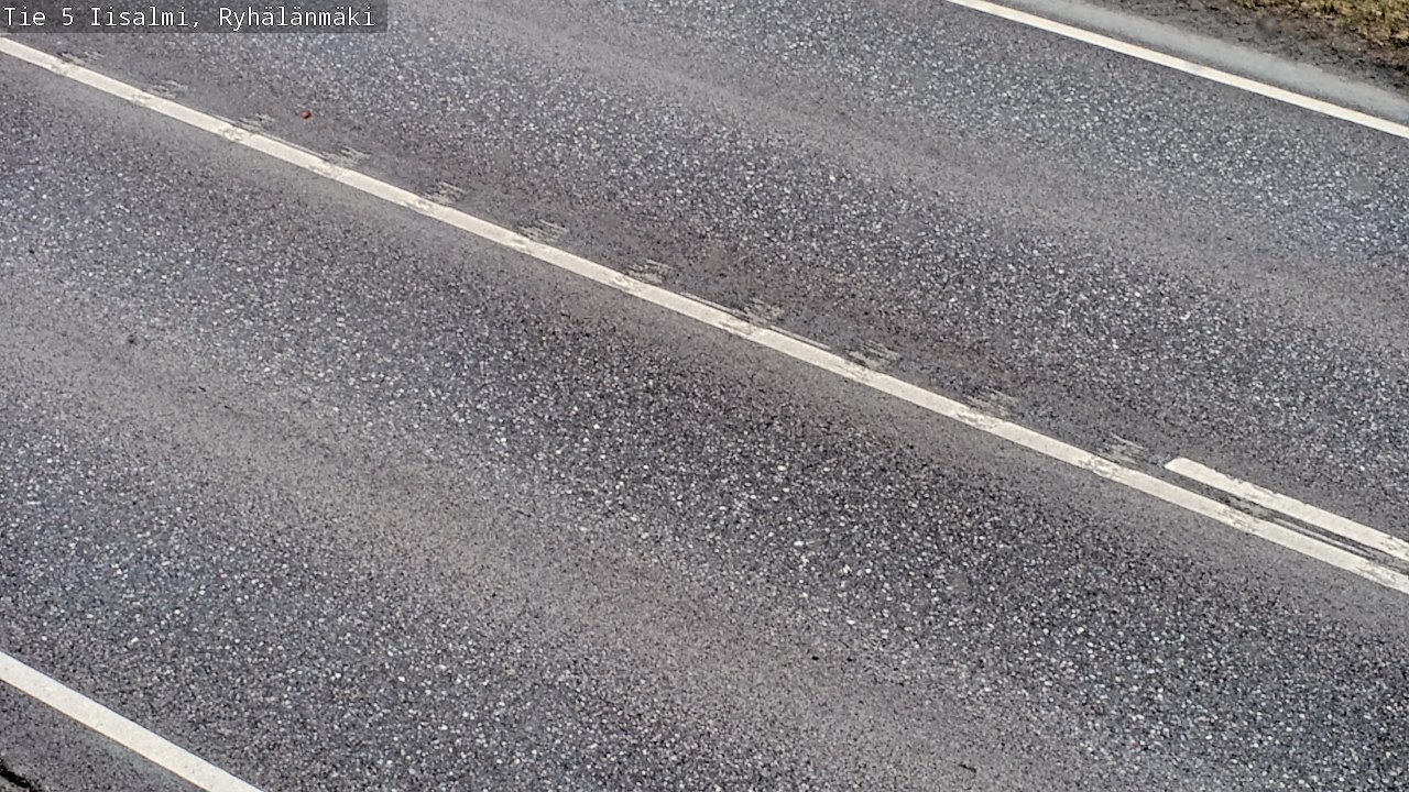 Weather Camera Image Road 5 Iisalmi, Ryhälänmäki, Iisalmi, Pohjois-Savo