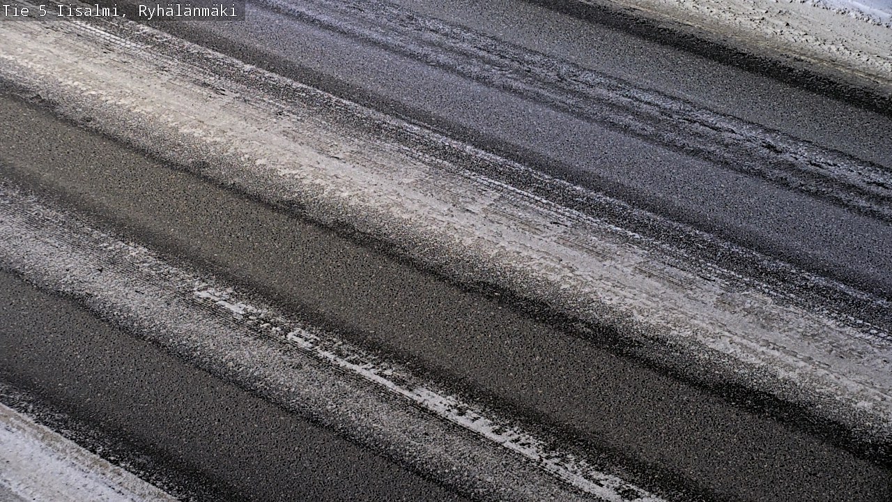 Weather Camera Image Road 5 Iisalmi, Ryhälänmäki, Iisalmi, Pohjois-Savo