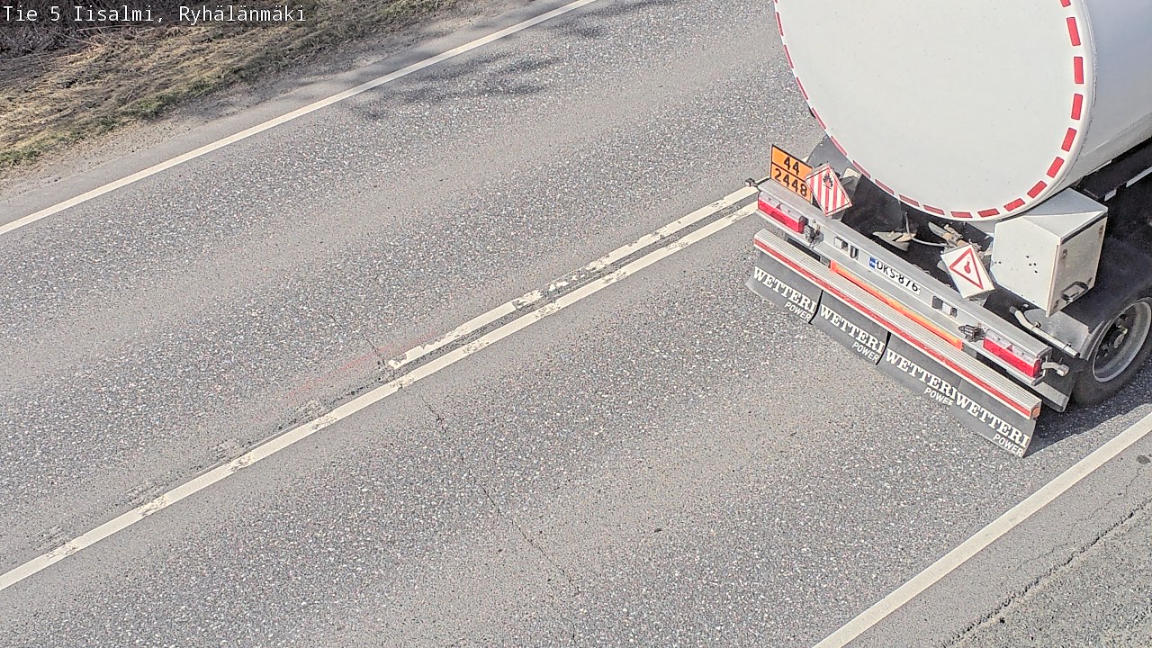 Weather Camera Image Väg 5 Idensalmi, Ryhälänmäki, Iisalmi, Pohjois-Savo