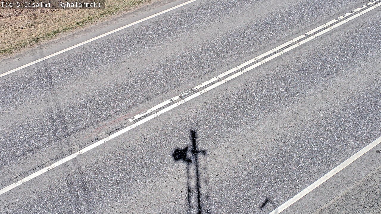 Weather Camera Image Road 5 Iisalmi, Ryhälänmäki, Iisalmi, Pohjois-Savo