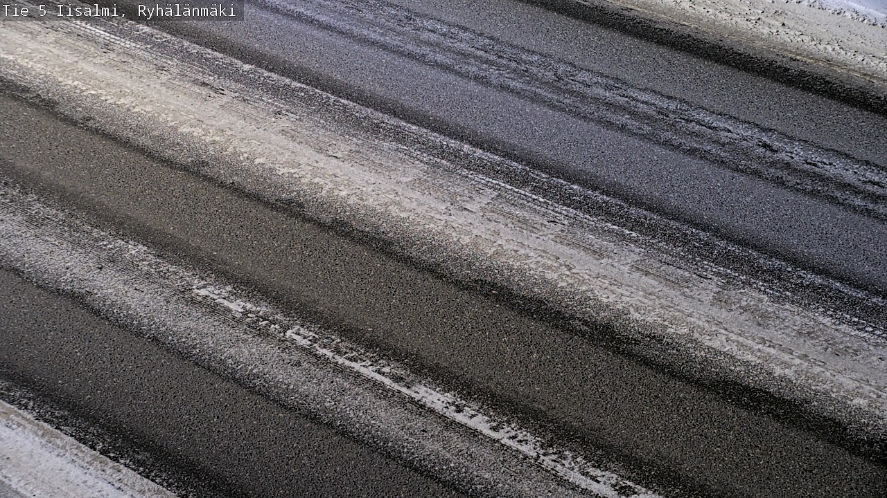 Weather Camera Image Road 5 Iisalmi, Ryhälänmäki, Iisalmi, Pohjois-Savo