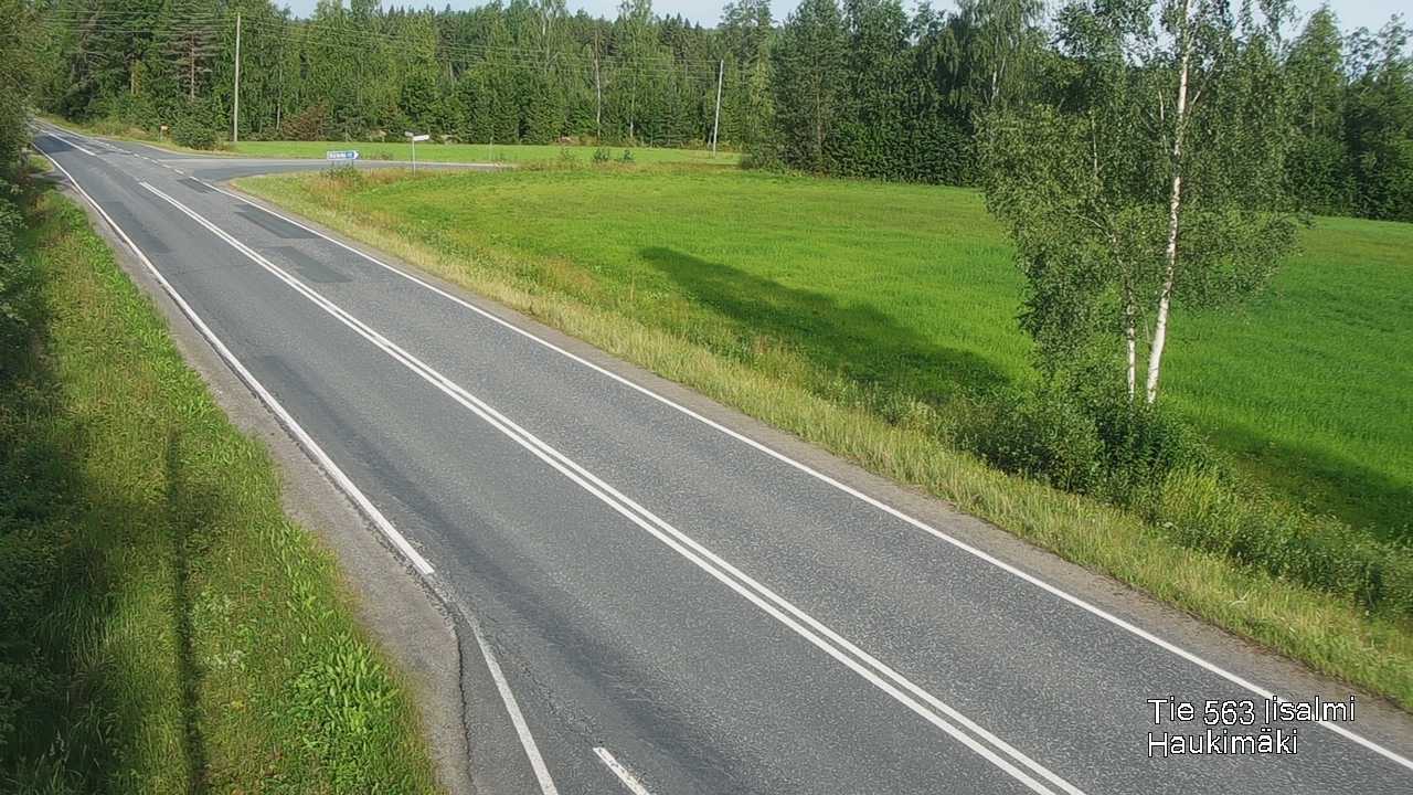 Weather Camera Image Väg 573 Iidensalmi, Haukimäki, Iisalmi, Pohjois-Savo