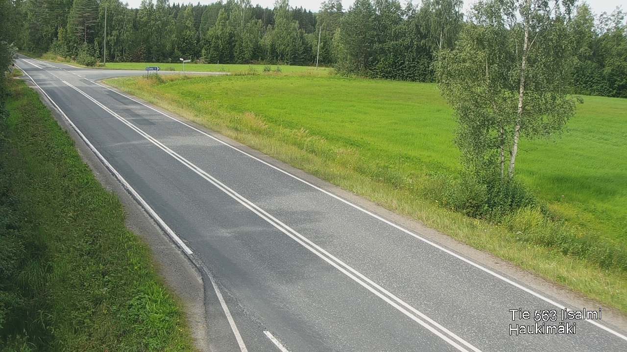 Weather Camera Image Väg 573 Iidensalmi, Haukimäki, Iisalmi, Pohjois-Savo