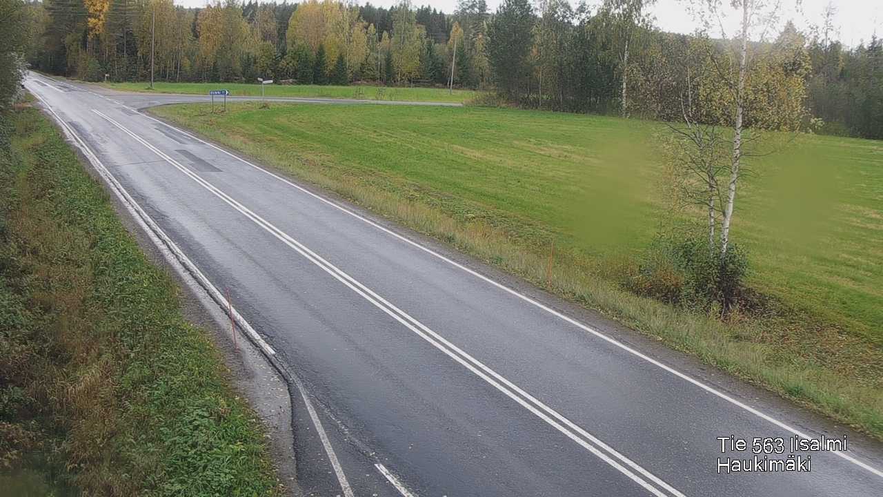 Weather Camera Image Väg 573 Iidensalmi, Haukimäki, Iisalmi, Pohjois-Savo