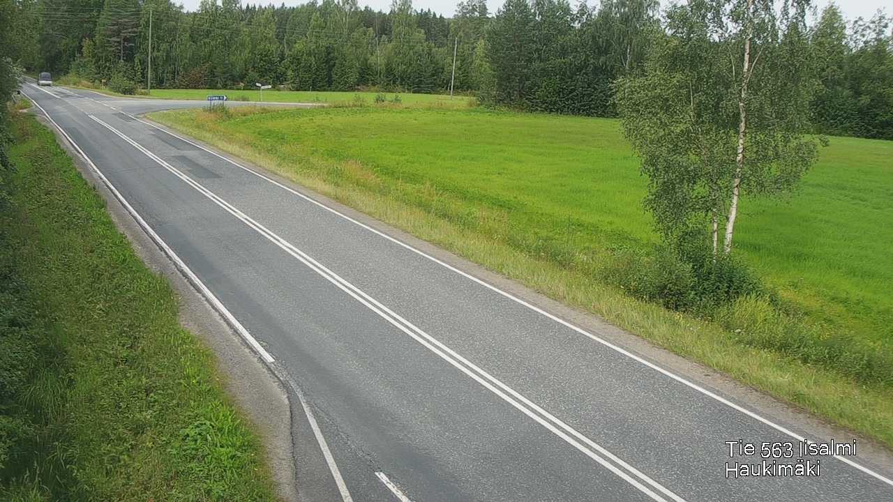 Weather Camera Image Väg 573 Iidensalmi, Haukimäki, Iisalmi, Pohjois-Savo
