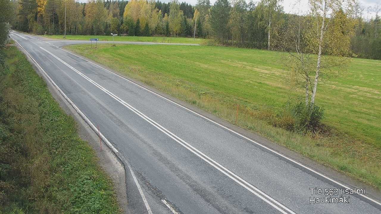 Weather Camera Image Väg 573 Iidensalmi, Haukimäki, Iisalmi, Pohjois-Savo