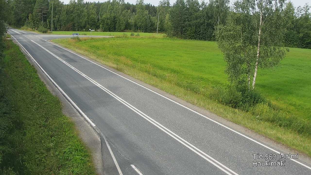 Weather Camera Image Väg 573 Iidensalmi, Haukimäki, Iisalmi, Pohjois-Savo