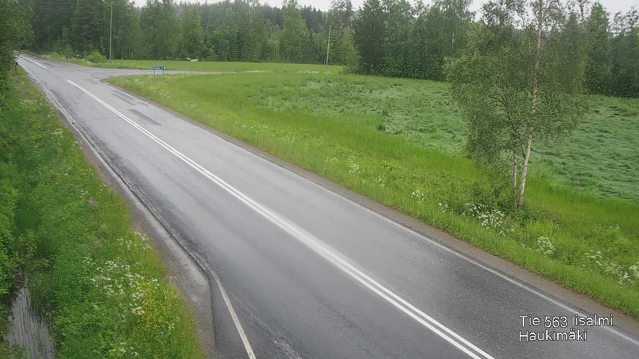 Weather Camera Image Väg 573 Iidensalmi, Haukimäki, Iisalmi, Pohjois-Savo