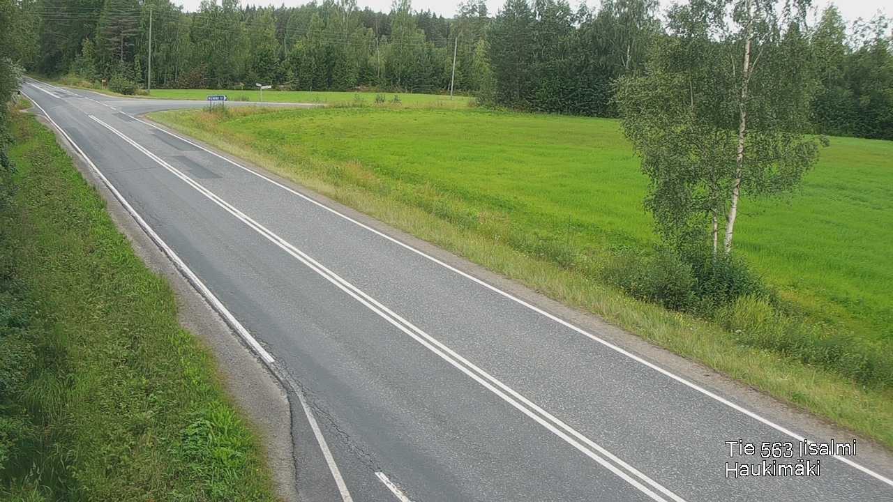 Weather Camera Image Väg 573 Iidensalmi, Haukimäki, Iisalmi, Pohjois-Savo