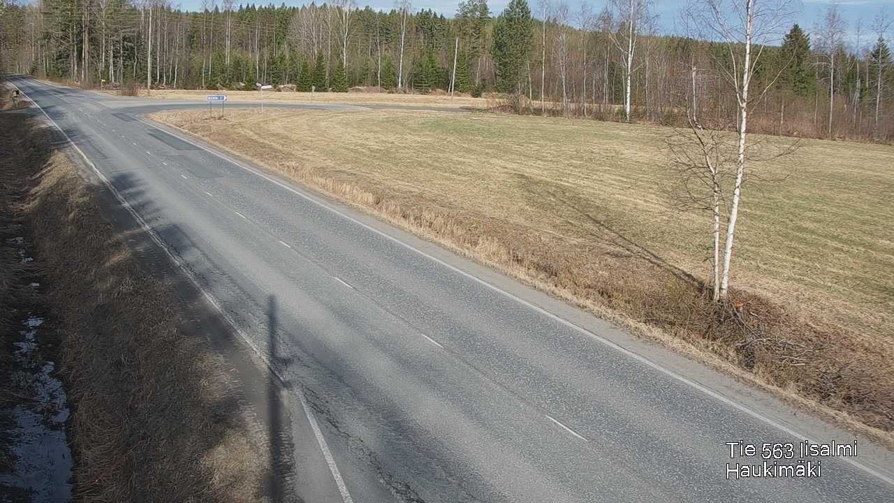 Weather Camera Image Väg 573 Iidensalmi, Haukimäki, Iisalmi, Pohjois-Savo