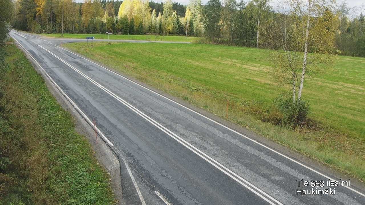 Weather Camera Image Väg 573 Iidensalmi, Haukimäki, Iisalmi, Pohjois-Savo