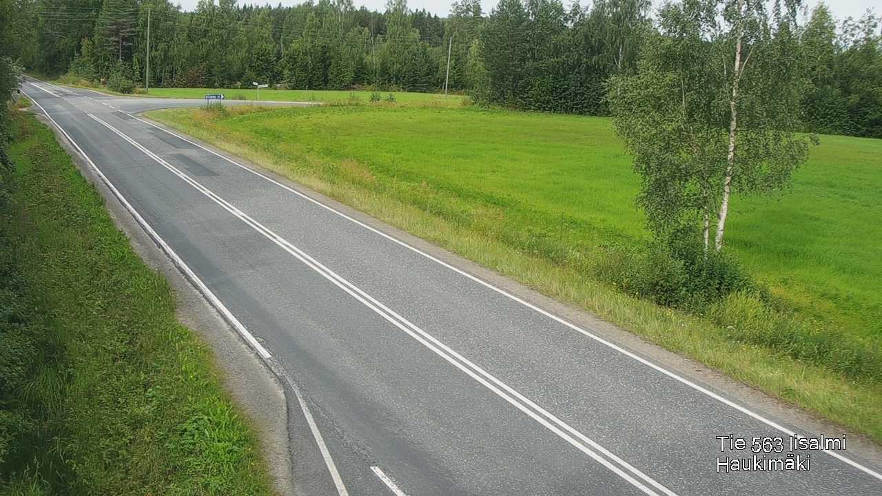 Weather Camera Image Väg 573 Iidensalmi, Haukimäki, Iisalmi, Pohjois-Savo