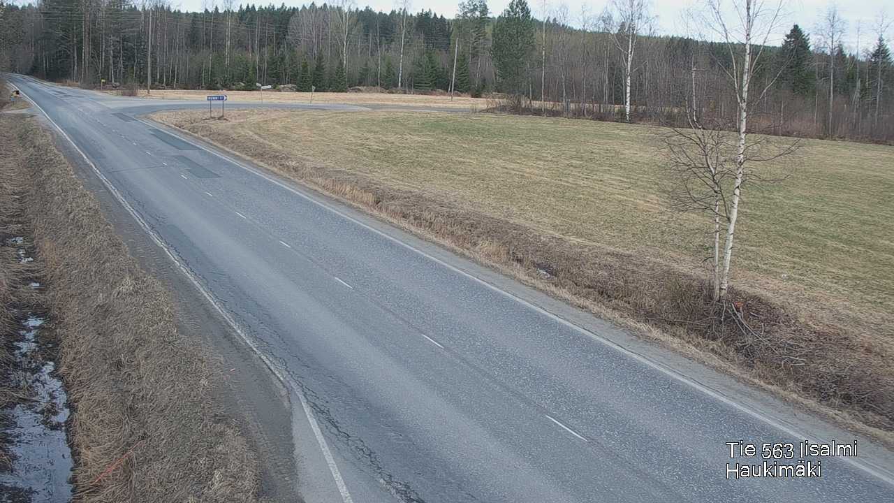 Weather Camera Image Väg 573 Iidensalmi, Haukimäki, Iisalmi, Pohjois-Savo