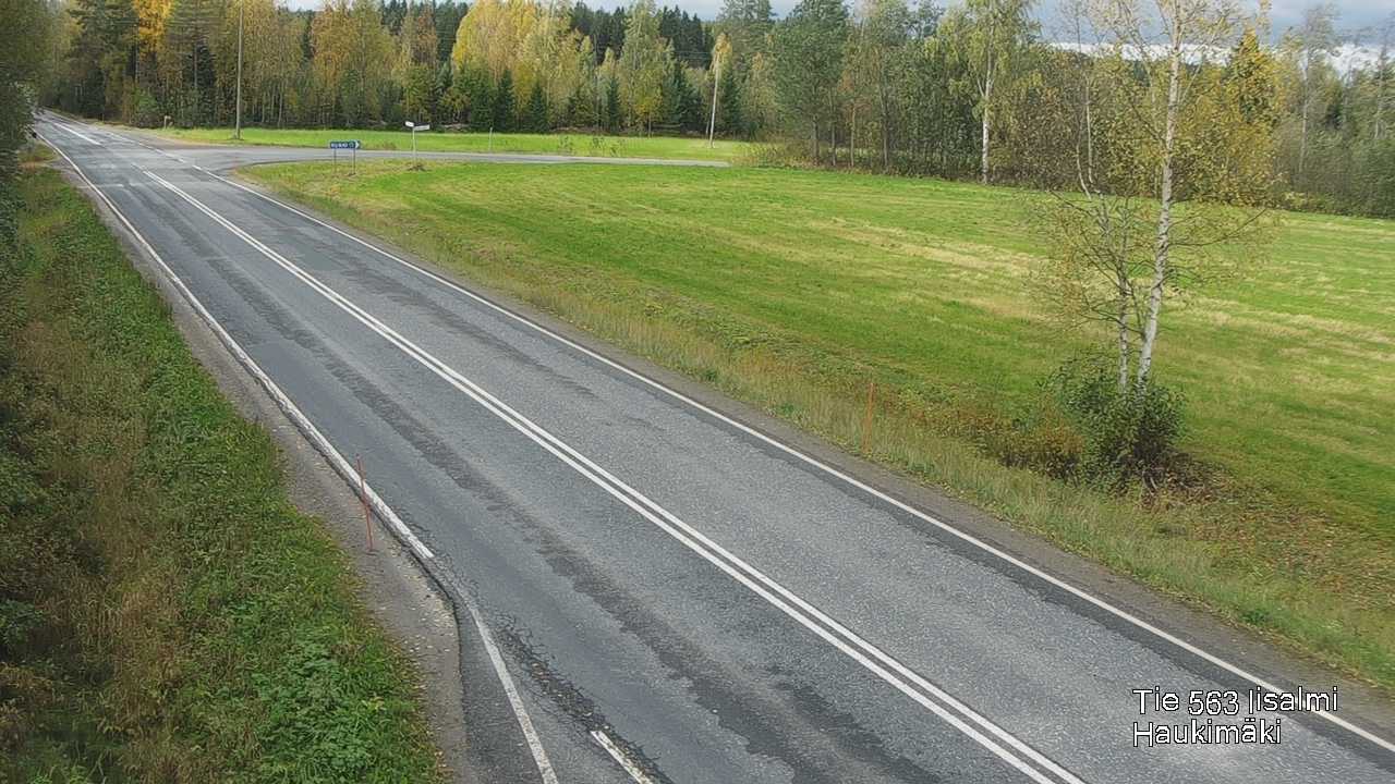 Weather Camera Image Väg 573 Iidensalmi, Haukimäki, Iisalmi, Pohjois-Savo