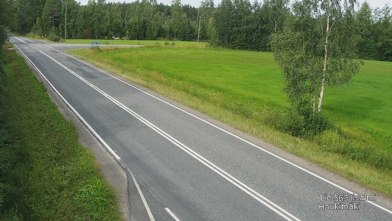 Weather Camera Image Väg 573 Iidensalmi, Haukimäki, Iisalmi, Pohjois-Savo