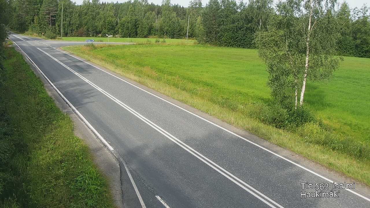 Weather Camera Image Väg 573 Iidensalmi, Haukimäki, Iisalmi, Pohjois-Savo