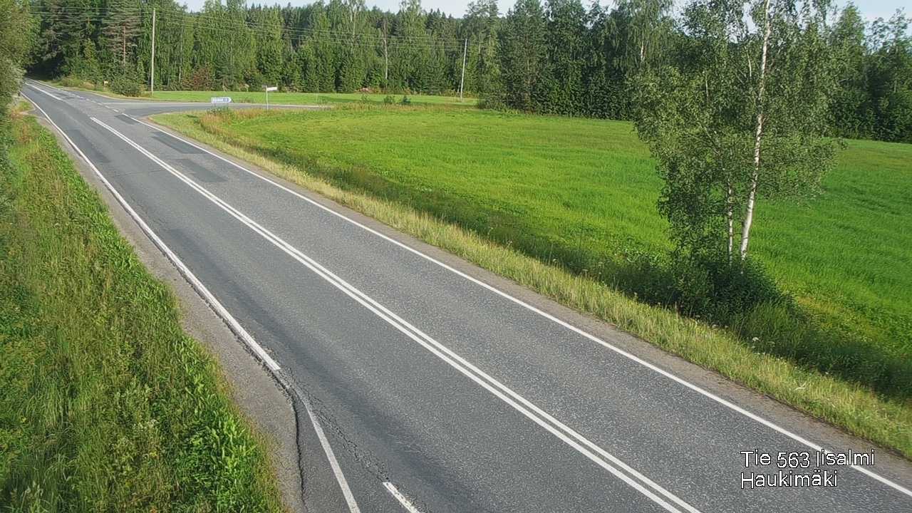 Weather Camera Image Väg 573 Iidensalmi, Haukimäki, Iisalmi, Pohjois-Savo