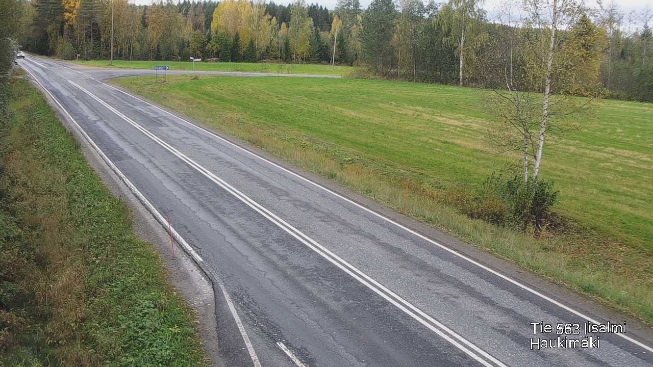 Weather Camera Image Väg 573 Iidensalmi, Haukimäki, Iisalmi, Pohjois-Savo