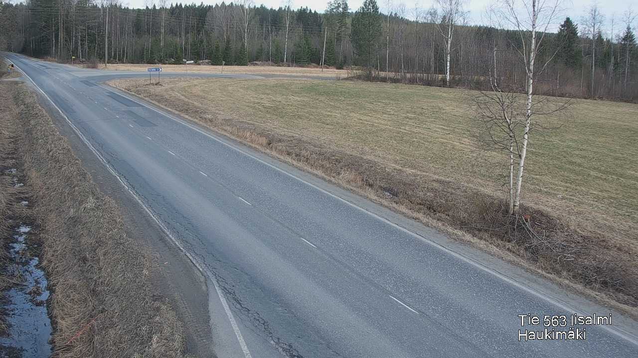 Weather Camera Image Väg 573 Iidensalmi, Haukimäki, Iisalmi, Pohjois-Savo