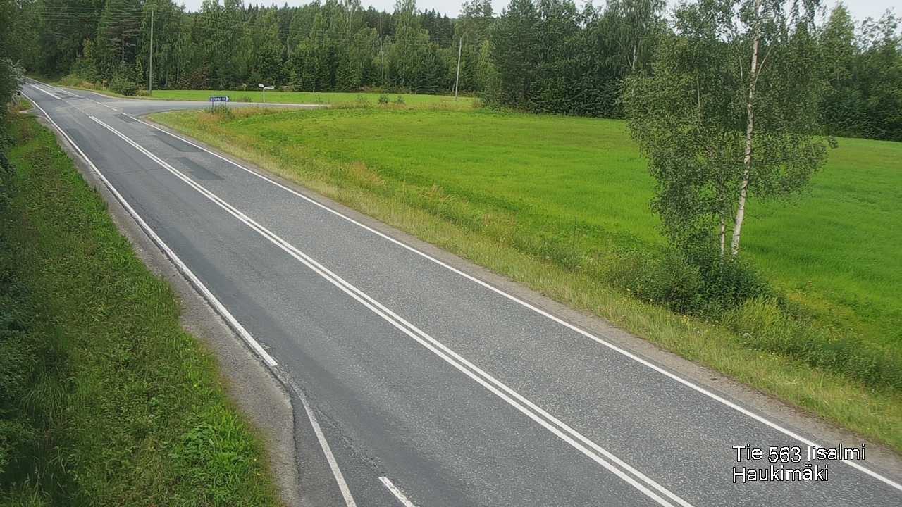 Weather Camera Image Väg 573 Iidensalmi, Haukimäki, Iisalmi, Pohjois-Savo