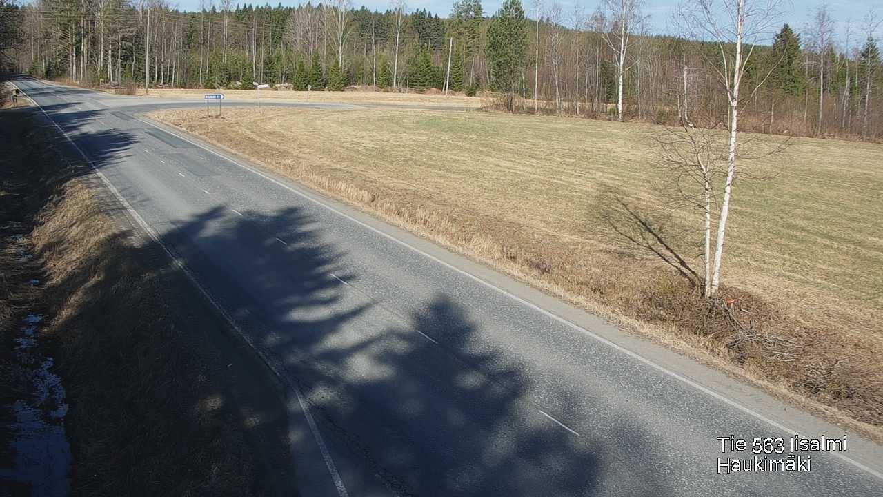 Weather Camera Image Väg 573 Iidensalmi, Haukimäki, Iisalmi, Pohjois-Savo