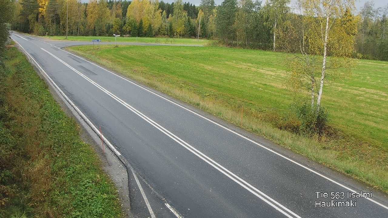 Weather Camera Image Väg 573 Iidensalmi, Haukimäki, Iisalmi, Pohjois-Savo