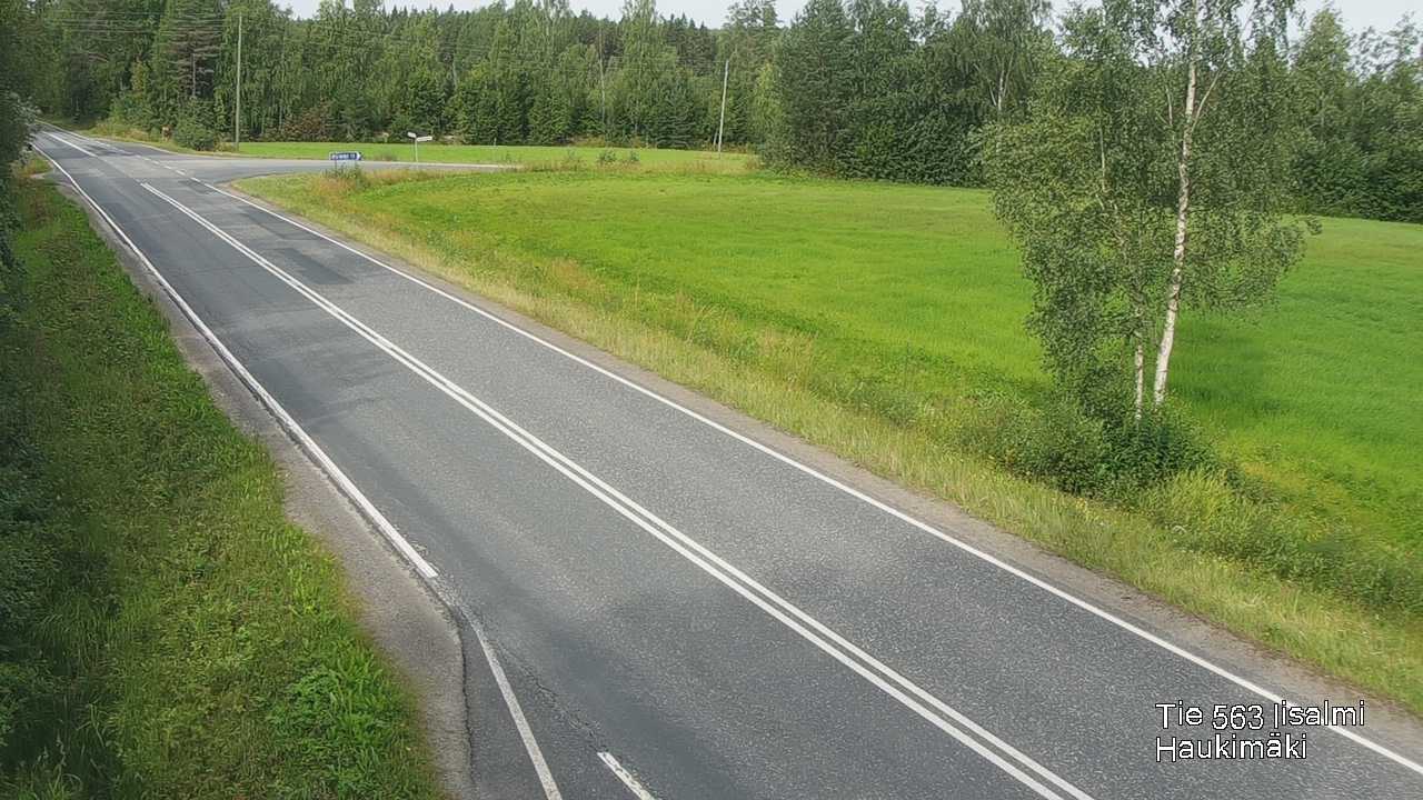 Weather Camera Image Väg 573 Iidensalmi, Haukimäki, Iisalmi, Pohjois-Savo