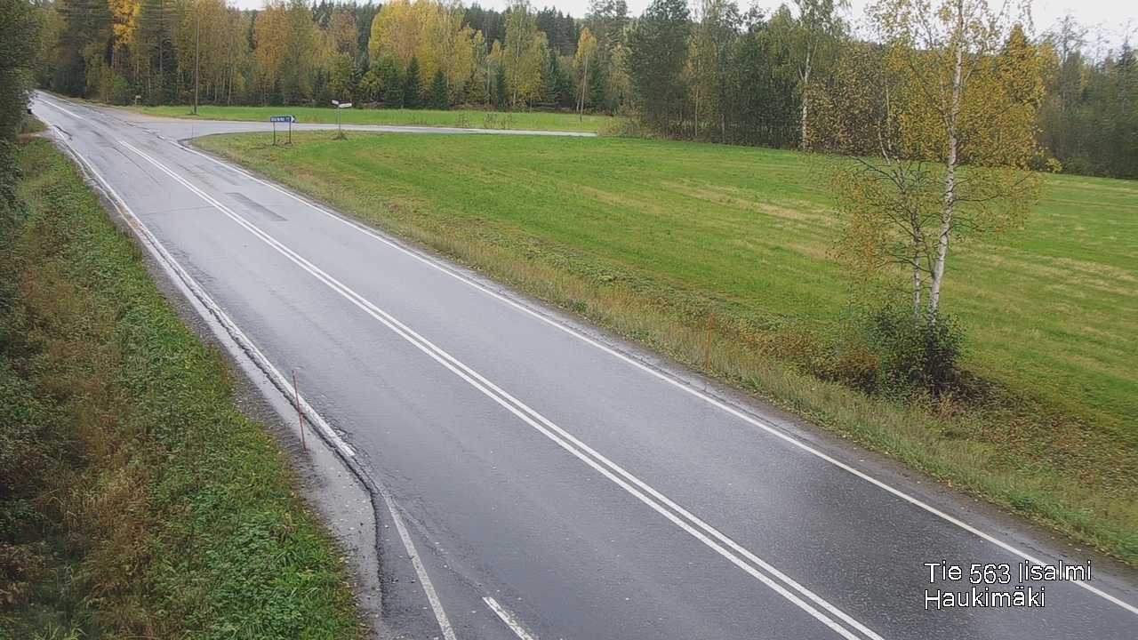 Weather Camera Image Väg 573 Iidensalmi, Haukimäki, Iisalmi, Pohjois-Savo