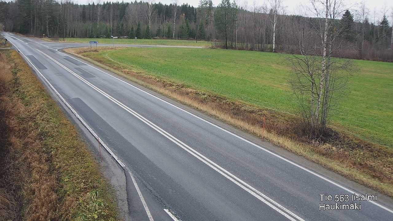 Weather Camera Image Väg 573 Iidensalmi, Haukimäki, Iisalmi, Pohjois-Savo