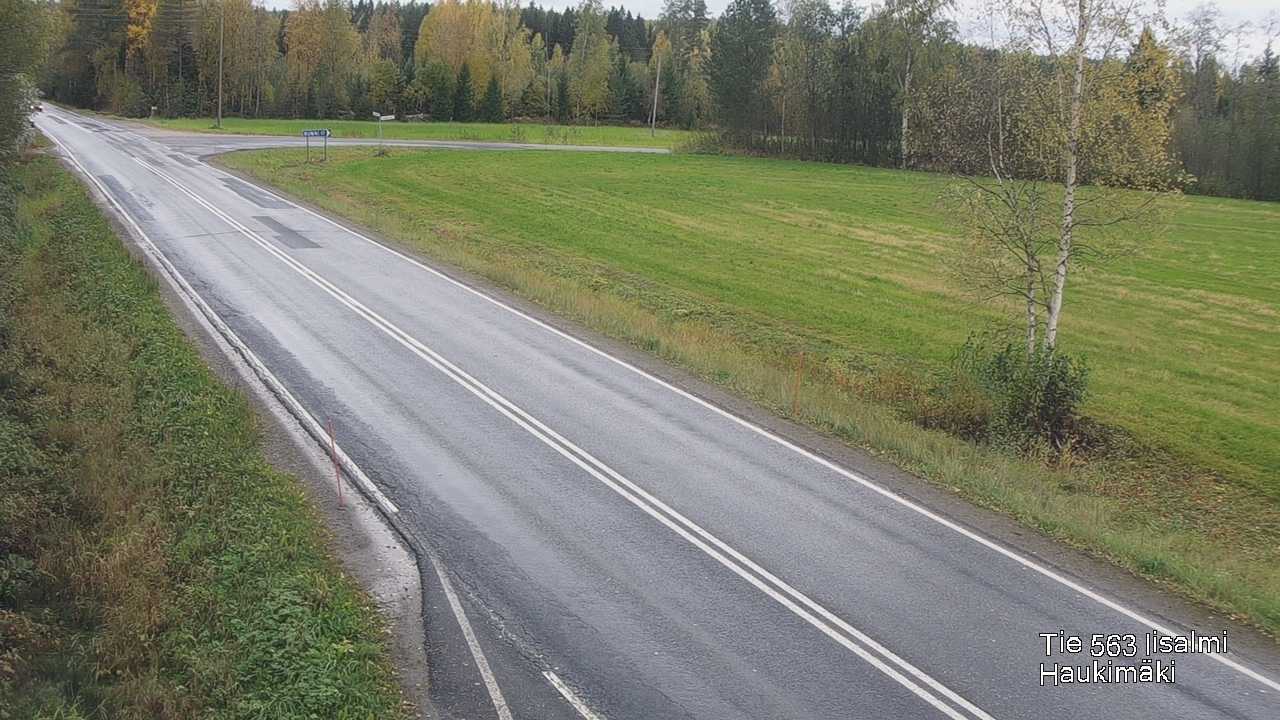 Weather Camera Image Väg 573 Iidensalmi, Haukimäki, Iisalmi, Pohjois-Savo