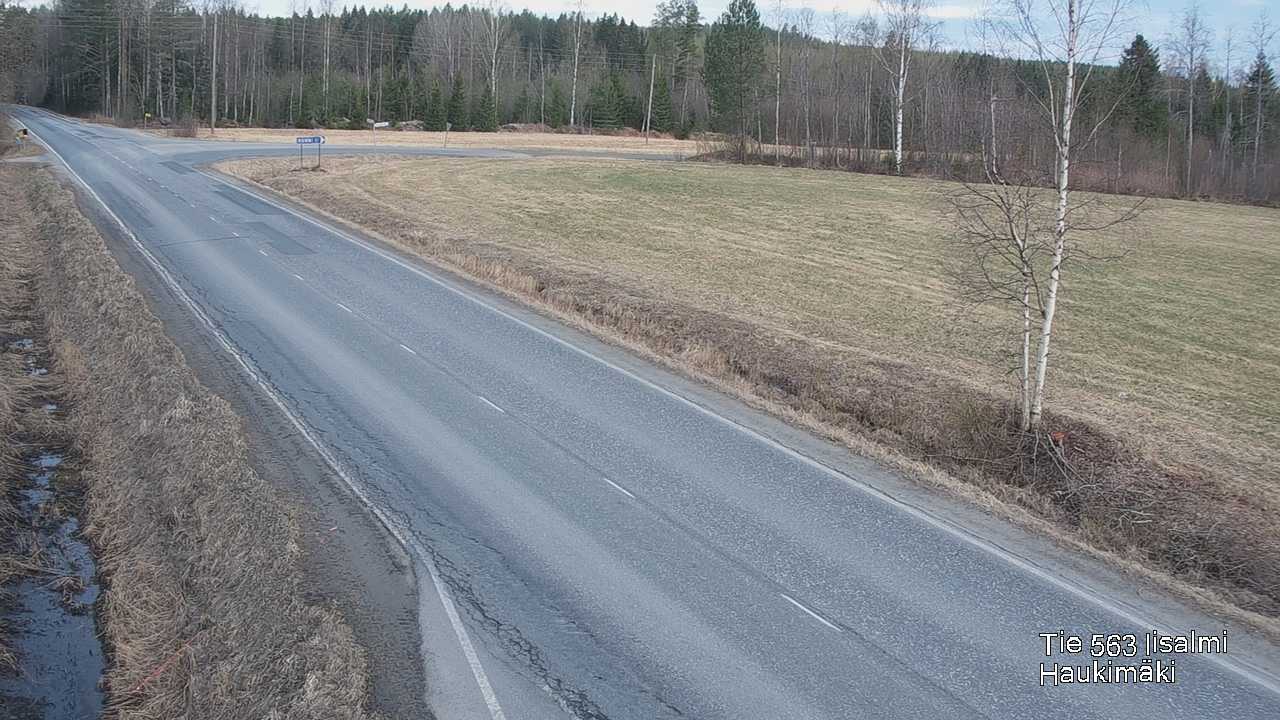 Weather Camera Image Väg 573 Iidensalmi, Haukimäki, Iisalmi, Pohjois-Savo