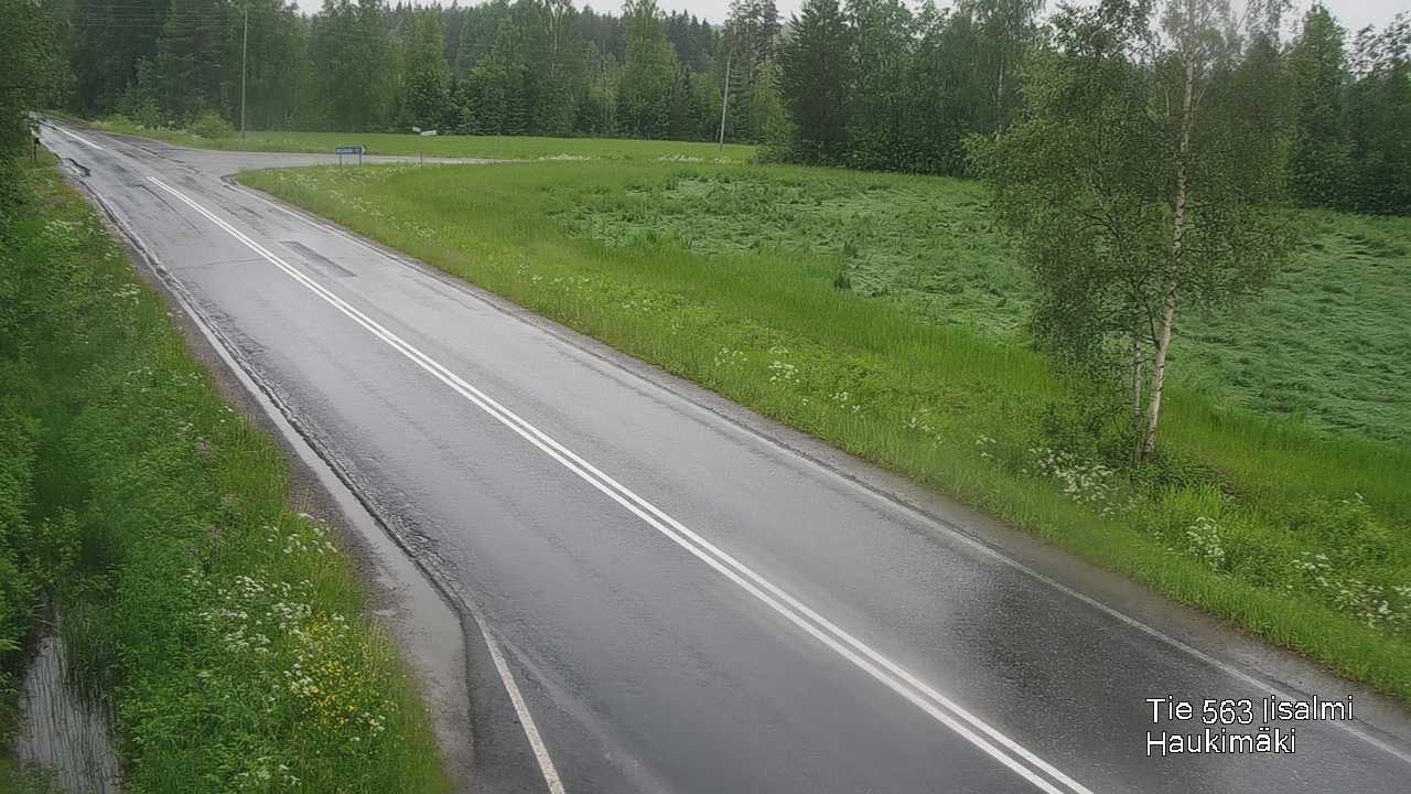 Weather Camera Image Väg 573 Iidensalmi, Haukimäki, Iisalmi, Pohjois-Savo