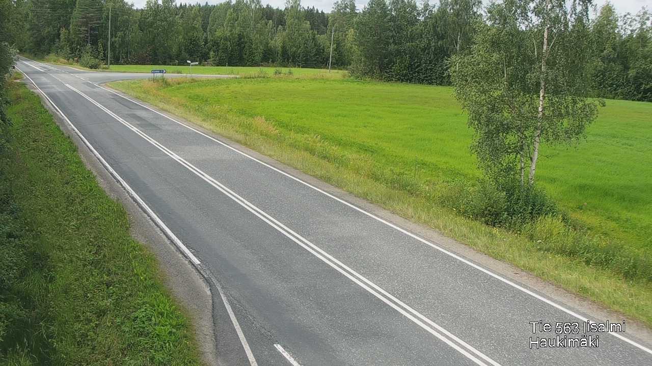 Weather Camera Image Väg 573 Iidensalmi, Haukimäki, Iisalmi, Pohjois-Savo