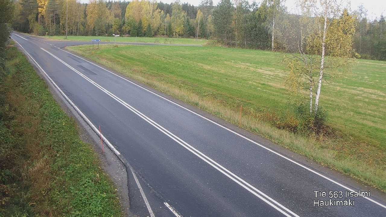 Weather Camera Image Väg 573 Iidensalmi, Haukimäki, Iisalmi, Pohjois-Savo