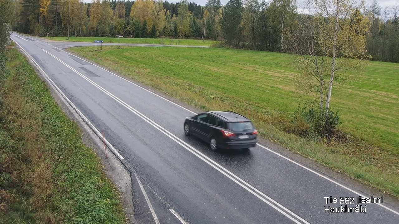 Weather Camera Image Väg 573 Iidensalmi, Haukimäki, Iisalmi, Pohjois-Savo