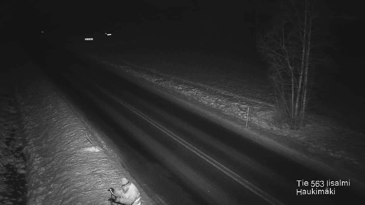 Weather Camera Image Väg 573 Iidensalmi, Haukimäki, Iisalmi, Pohjois-Savo