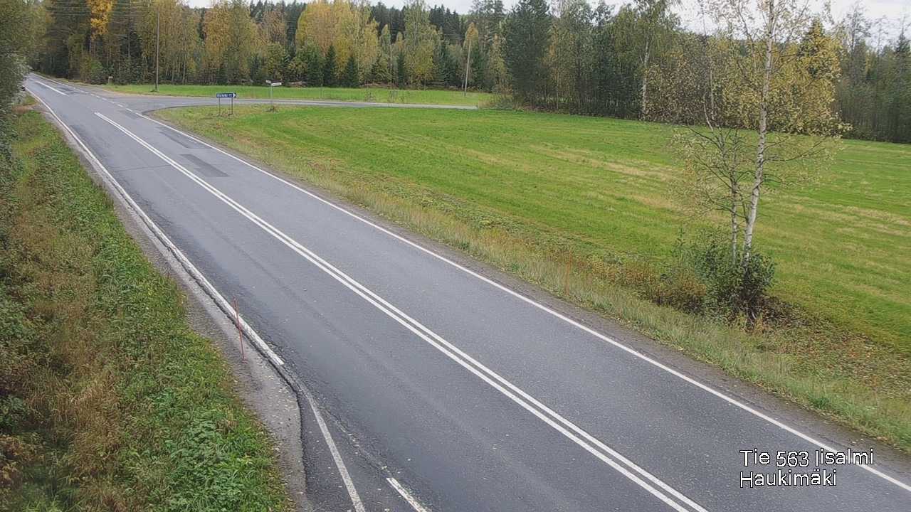 Weather Camera Image Väg 573 Iidensalmi, Haukimäki, Iisalmi, Pohjois-Savo