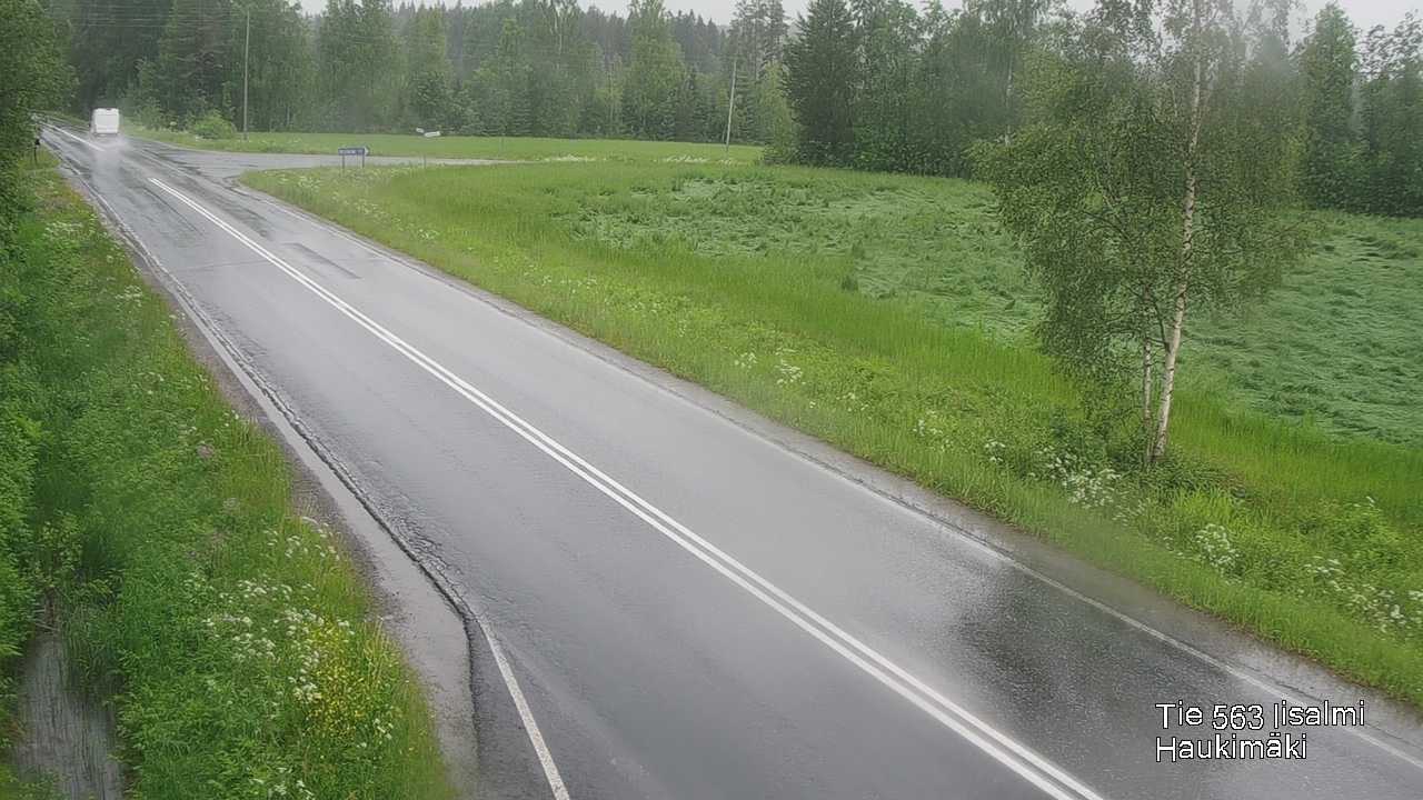 Weather Camera Image Väg 573 Iidensalmi, Haukimäki, Iisalmi, Pohjois-Savo