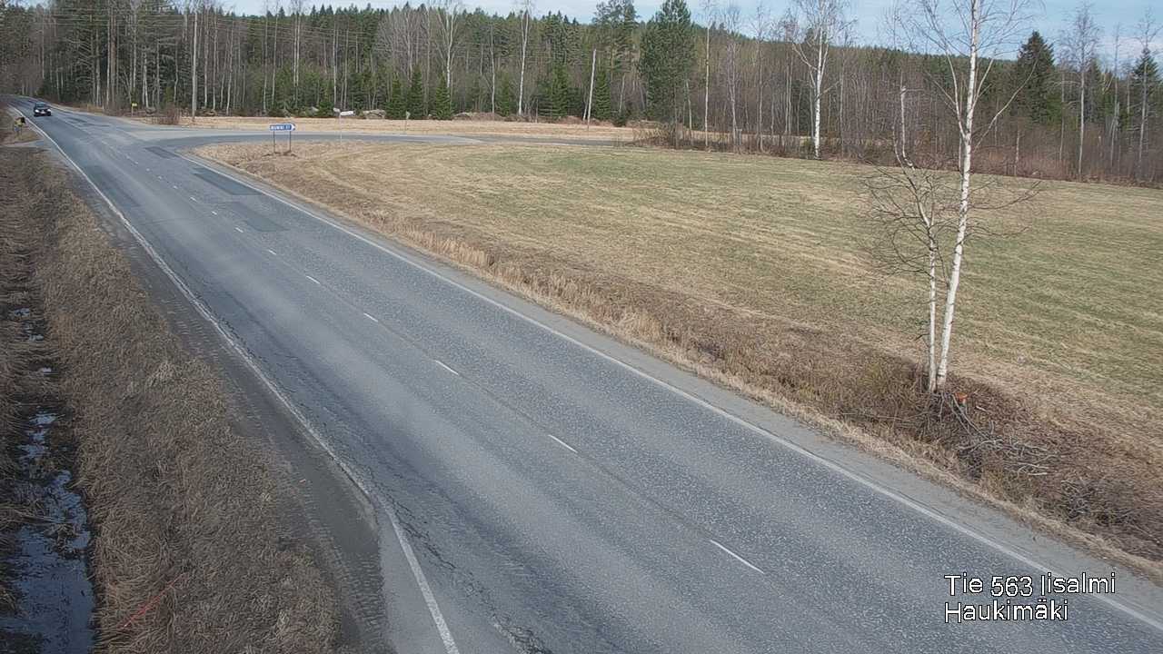 Weather Camera Image Väg 573 Iidensalmi, Haukimäki, Iisalmi, Pohjois-Savo