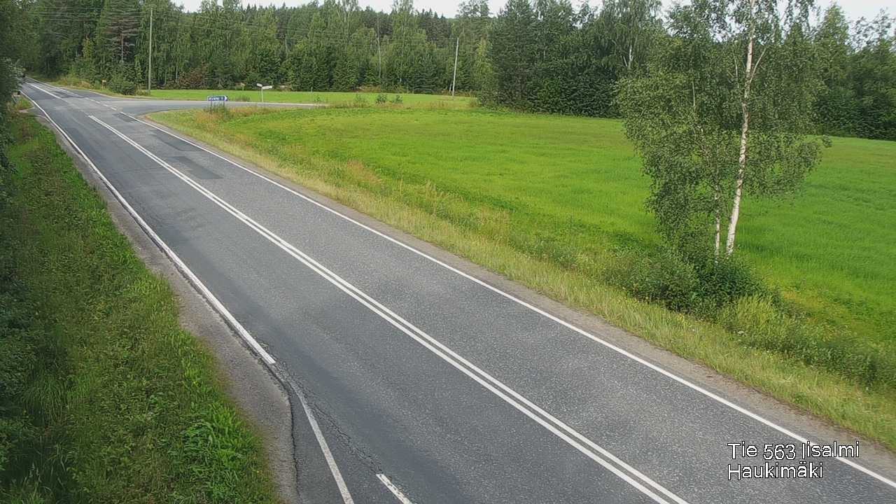 Weather Camera Image Väg 573 Iidensalmi, Haukimäki, Iisalmi, Pohjois-Savo