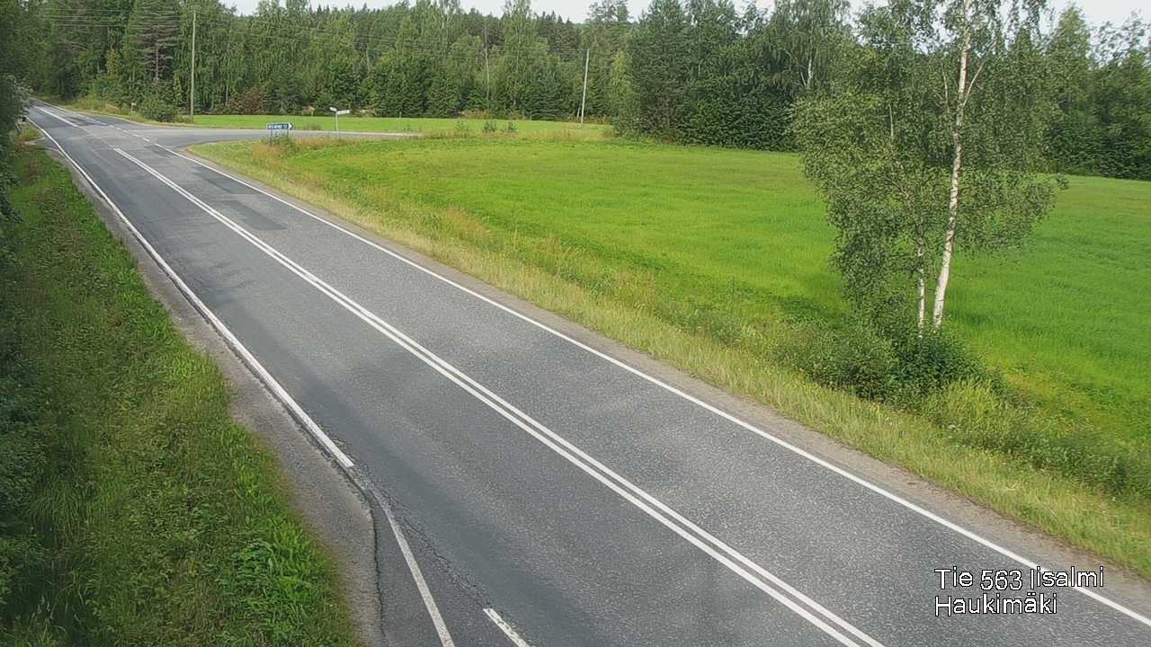 Weather Camera Image Väg 573 Iidensalmi, Haukimäki, Iisalmi, Pohjois-Savo