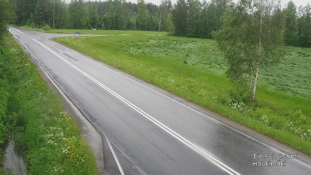 Weather Camera Image Väg 573 Iidensalmi, Haukimäki, Iisalmi, Pohjois-Savo